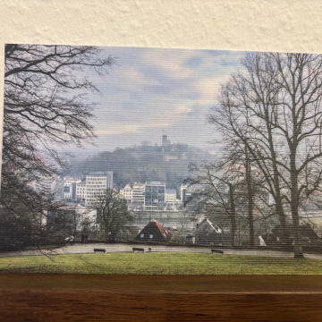 Postkarte "Sparrenburg vom Weinberg"