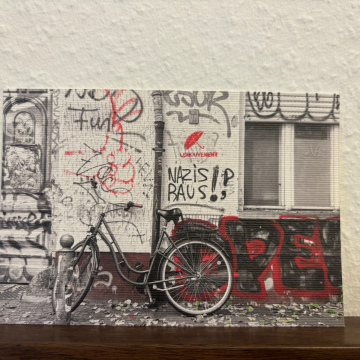 Postkarte "Stellung beziehen"